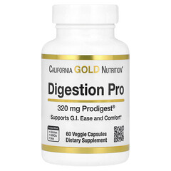 Digestion Pro з ProDigest®, рослинна суміш екстрактів артишоку та імбиру для травлення, 320 мг, 60 рослинних капсул