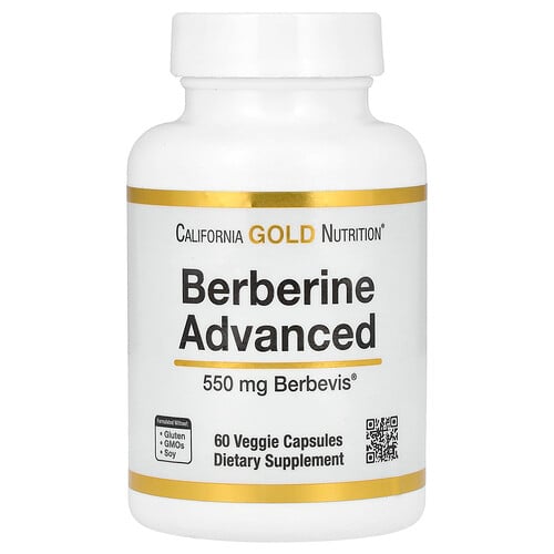 California Gold Nutrition バーベリン アドバンスド ベルビス フィトソーム 550mg ベジカプセル60粒