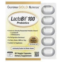 LactoBif® 100 probiotikum, 100 milliárd CFU, 60 növényi kapszula