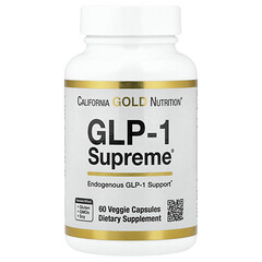 GLP-1 Supreme™, комплекс з акермансією, берберином, кверцетином і куркуміном, 60 рослинних капсул
