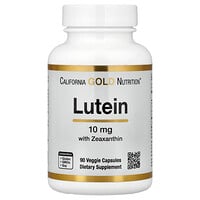 California Gold Nutrition, лютеин, 90 вегетарианских капсул