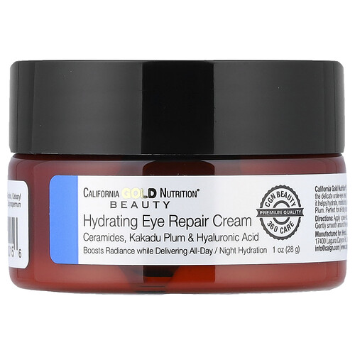 California Gold Nutrition Beauty, Hydrating Eye Repair Cream, 1 oz (28 g)