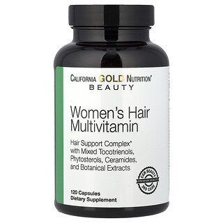 California Gold Nutrition, Beauty, Women's Hair Multivitamin, 120 Capsules
