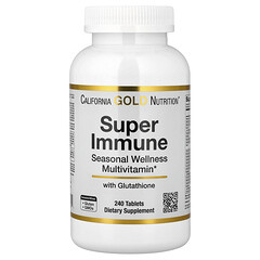 Super Immune, мультивітаміни для гарного самопочуття при зміні сезонів, 240 таблеток