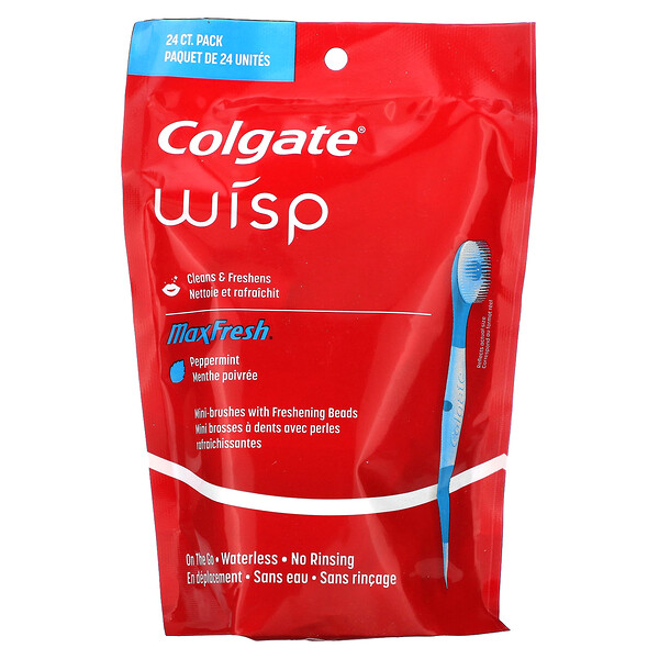 Colgate‏, Wisp, Max Fresh, Peppermint, 24 Pack