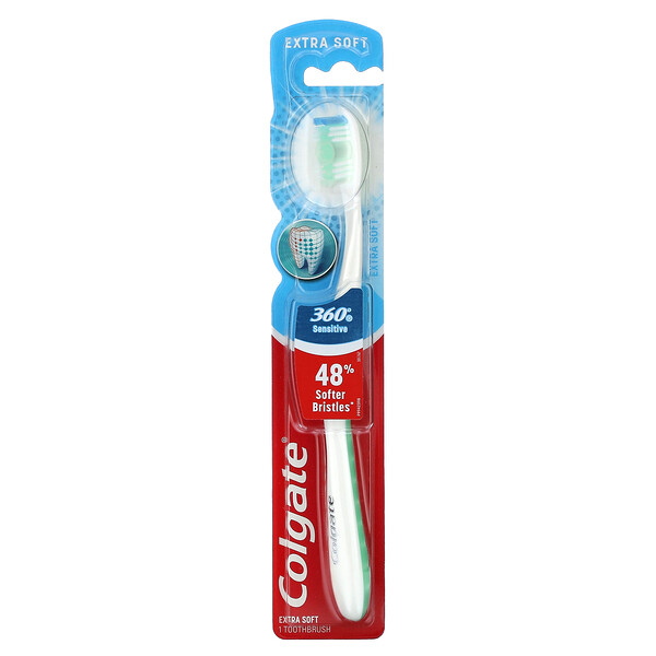 Colgate‏, 360° Sensitive Toothbrush, Extra Soft, 1 Toothbrush