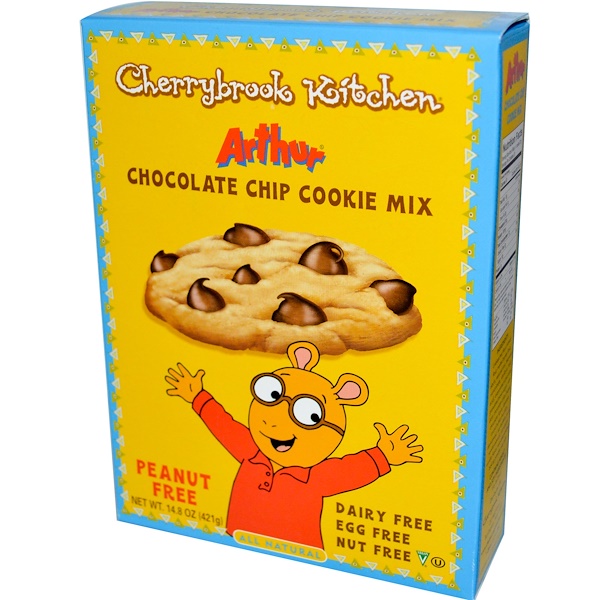 Cherrybrook Kitchen, Arthur Chocolate Chip Cookie Mix, 14.8 oz (421 g) (Discontinued Item) 