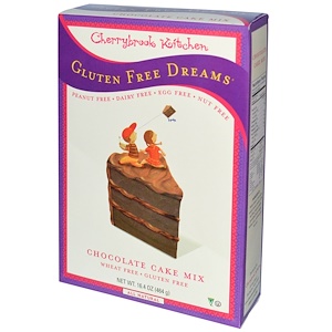 Cherrybrook Kitchen, Безглютеновые мечты, смесь для приготовления шоколадных пирожных, 16,4 унции (464 г)