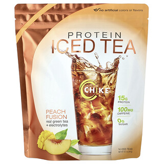 Chike Nutrition, Ceai cu gheață cu proteine, fuziune de piersici, 10,1 oz (287 g)