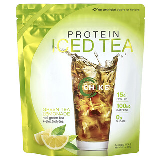 Chike Nutrition, Protein Iced Tea, Té verde y limonada, 287 g (10,1 oz)