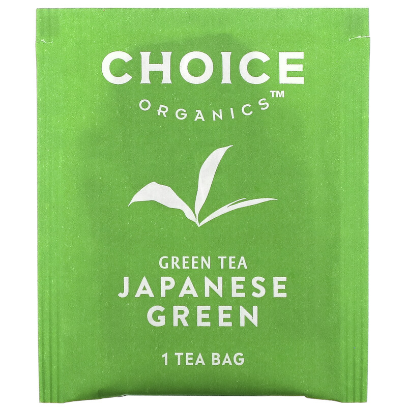 Choice Organic Teas, Green Tea, Japanese Green, 16 Tea Bags, .92 oz (26