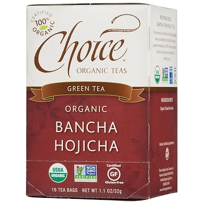 Choice Organic Teas 有機,日本番茶,綠茶,16茶袋,1.1盎司(32克)