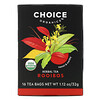 Choice Organic Teas, Herbal Tea, Organic Rooibos, Caffeine-Free, 16 Tea Bags, 1.12 oz (32 g)