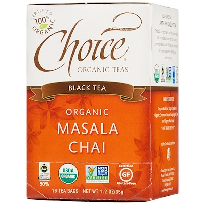 Choice Organic Teas 紅茶,有機印度奶茶,16茶包,1.2盎司(35克)