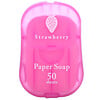 Charley, Paper Soap, Strawberry, 50 Sheets