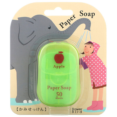 Charley Paper Soap, Apple, 50 Sheets