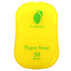 Charley, Paper Soap, Lemon,  50 Sheets