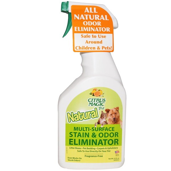 Citrus Magic, Natural Pet MultiSurface Stain & Odor Eliminator