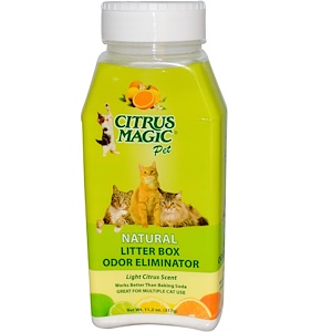 Купить Citrus Magic, Освежитель воздуха для лотка, легкий цитрусовый аромат, 11,2 унции (317 г)  на IHerb