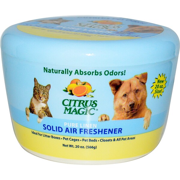 Citrus Magic‏, Pet, Solid Air Freshener, Pure Linen, 20 oz (566 g)