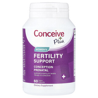 Conceive Plus, Suport pentru fertilitatea feminină, 60 capsule vegane