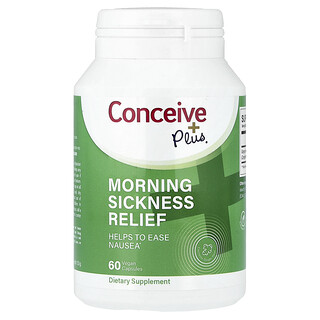 Conceive Plus, Ameliorarea grețurilor matinale, 60 capsule vegane (500 mg per capsulă)