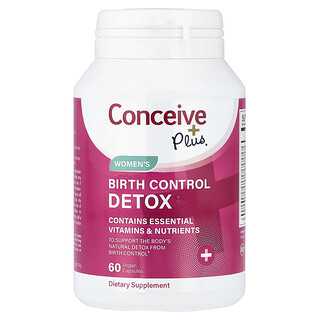 Conceive Plus, Detoxifiere anticoncepțională pentru femei, 60 capsule vegane