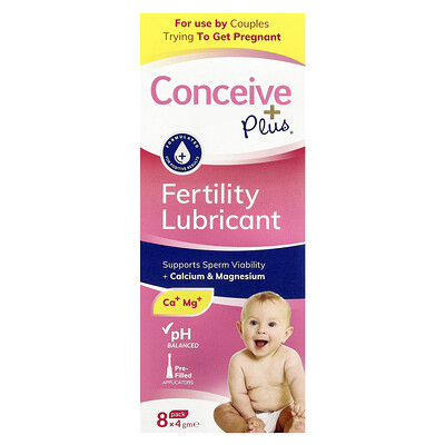 Product Image for Conceive Plus, Fertility Lubricant, 8 Pack, 4 g Each