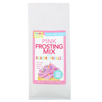ColorKitchen Pink Frosting Mix with Rainbow Sprinkles, 11.22 oz (318 g)