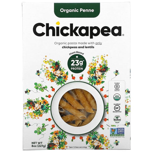 Chickapea, Organic Penne, 8 oz ( 227 g)