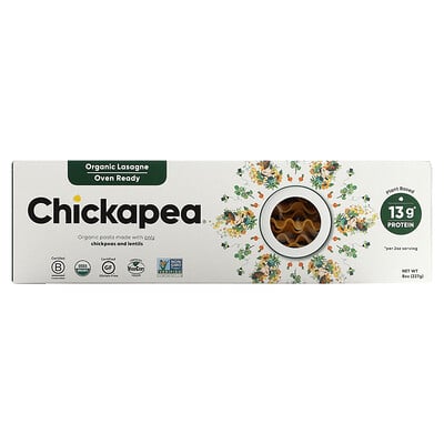 Купить Chickapea Органическая лазанья, 227 г (8 унций)