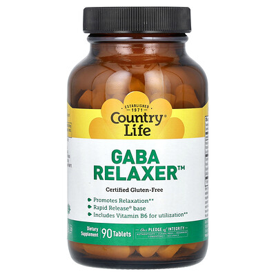 Product Image for Country Life, GABA Relaxer, 90 Tablets