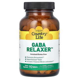 Country Life, GABA Relaxer, 90 Tablets