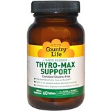 Отзывы о Country Life, Thyro-Max Support, 60 таблеток