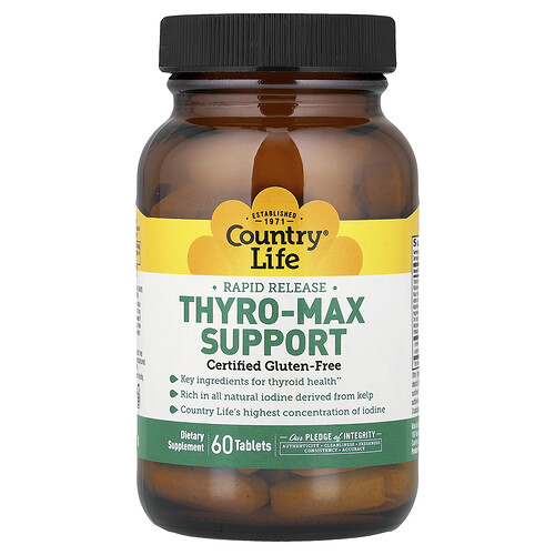 Country Life, Thyro-Max Support, 60 Tabletten