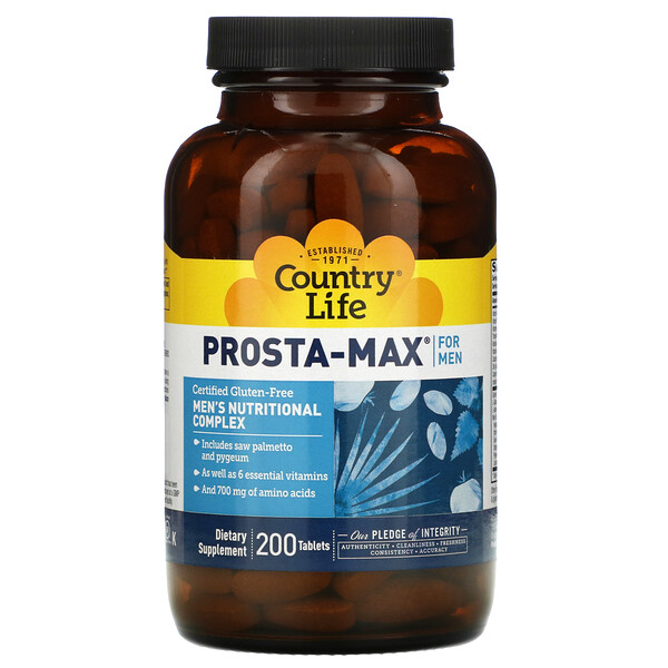 Country Life, Prosta Max for Men, 200 Tablets