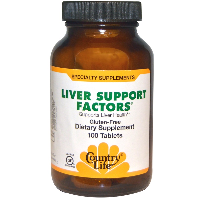 Country Life, Liver Support Factors, 100 Tablets - iHerb