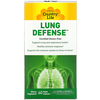 Country Life Lung Defense, 60 Vegan Capsules