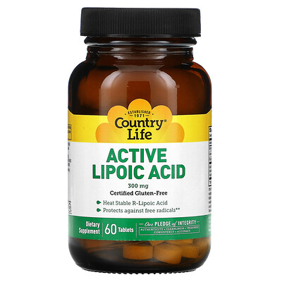 

Country Life Active Lipoic Acid 300 mg 60 Tablets