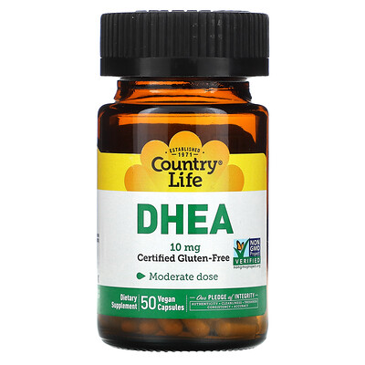 

Country Life, DHEA, 10 mg, 50 Vegan Capsules