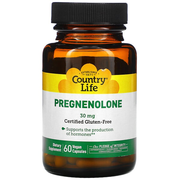 Pregnenolone, 30 mg, 60 Veggie Caps