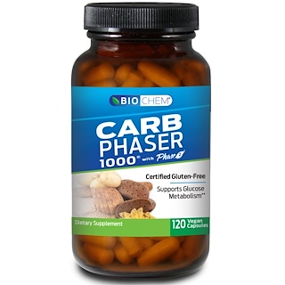 Biochem, Carb Phaser 1000, With Phase 2, 120 Veggie Caps