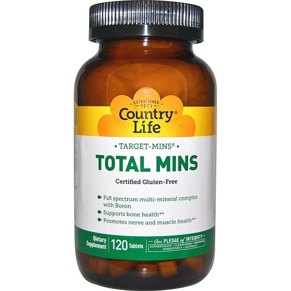Country Life, Target-Mins, Total Mins, 120 Tabletten