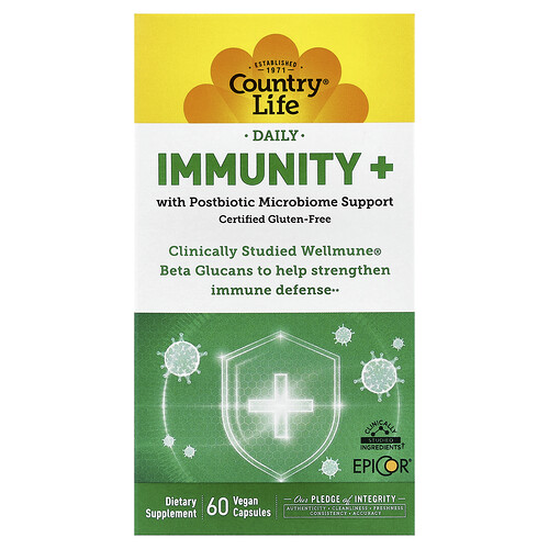 Country Life, Daily, Immunity+, 60 vegane Kapseln