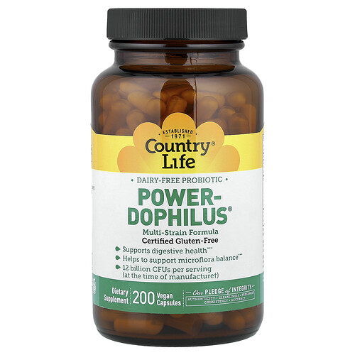 Country Life, Power-Dophilus®, 200 vegane Kapseln