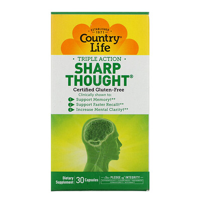 Country Life SharpThought, 30 капсул