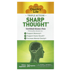 Triple Action, Sharp Thought®, 30 капсул
