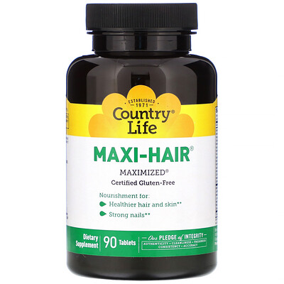 Макси лайф череповец. Кантри лайф макси Хаир. IHERB Maxi hair. Country Life Maxi hair Plus.
