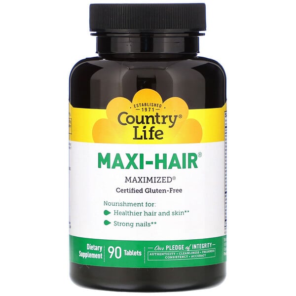 Country Life, Maxi-Hair, 90 таблеток
