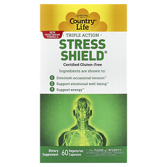 Stress Shield® потрійної дії, 60 вегетаріанських капсул